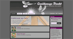Desktop Screenshot of grabkreuze-direkt.de